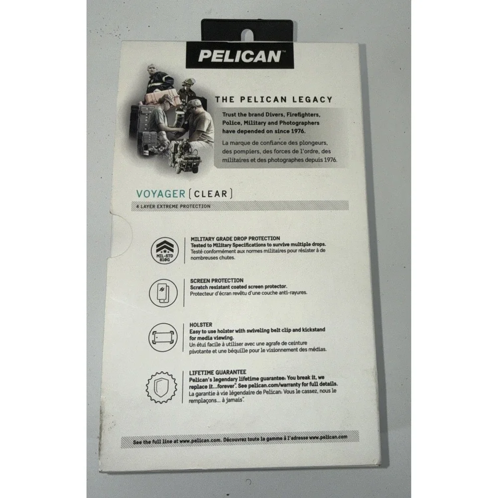 Pelican Voyager for Samsung Galaxy S9+ Plus - Clear - New